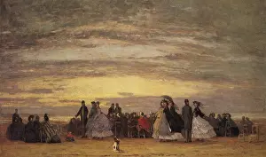 Boudin: The Beach at Villerville