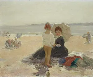 Hanna: On the Beach ' woman with a child
