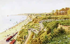 Zigzag: Beach and Zigzag Path, Bournemouth, Dorset