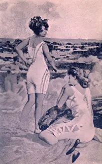 Beachgoers: Three Beachgoers