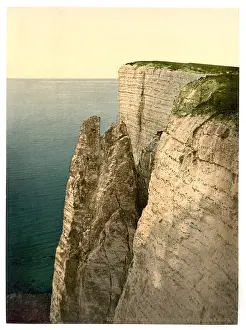 Beachy: Beachy Head from above, Eastbourne, England