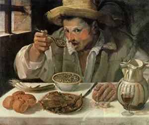 1580s: The Bean-Eater, by Carracci