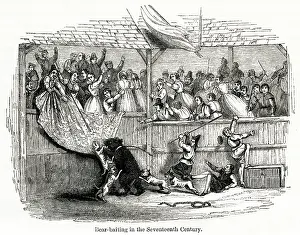 Baiting: Bear Baiting 17th century