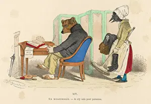 Interrupted: BEAR AT DESK