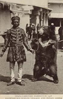 Hagenbecks: Bear handler - Franco-British Exhibition