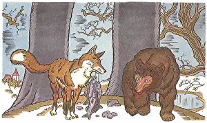 Admires: Bear Wants Fox's Fish
