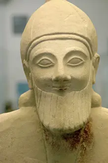 Votive: Bearded workshipper. Cyprus