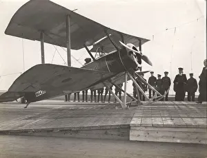 Alighting: A Beardmore-built Sopwith Pup