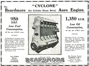 Beardmore: Beardmore Cyclone 6 Cylinder Direct Drive Aero Engine