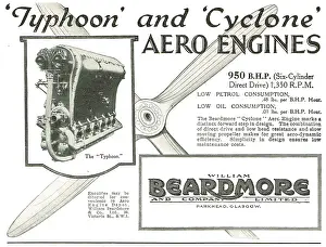 Beardmore: Beardmore Typhoon - Beardmore Cyclone Aero Engines