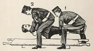 Transferring: Two bearers and patient (2 of 2)