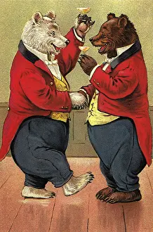 Toasting: Bears Toasting