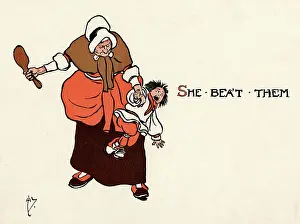 Abuse: She beat them all soundly