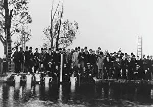 Bounds: Beating the Bounds - Boys prepare to swim Lea