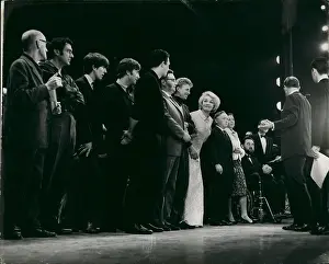 Geor: The Beatles with Marlene Dietrich and others