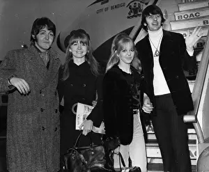 Mccartney: Beatles Paul and Ringo with Jane and Maureen