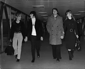 Mccartney: Beatles Paul and Ringo with Jane and Maureen