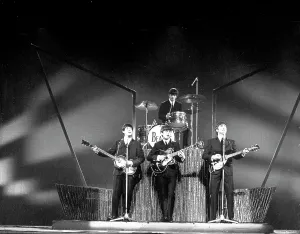 Accompaniment: The Beatles performing at the London Palladium