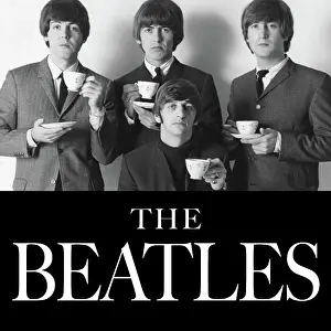 Ringo: The Beatles pop group with cups of tea, New York
