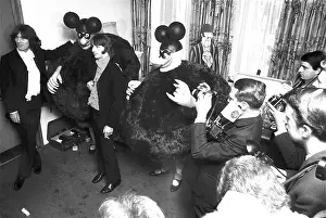 Publicising: The Beatles at PR launch of Yellow Submarine