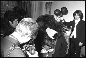 Publicising: The Beatles at PR launch of Yellow Submarine