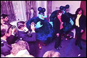 Publicising: The Beatles at PR launch of Yellow Submarine
