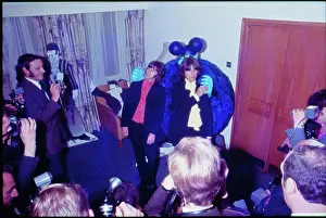 Publicising: The Beatles at PR launch of Yellow Submarine