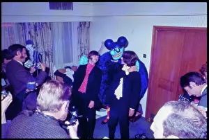 Publicising: The Beatles at PR launch of Yellow Submarine