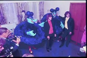 Publicising: The Beatles at PR launch of Yellow Submarine