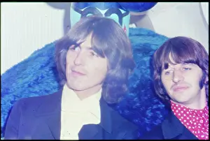 Publicising: The Beatles at PR launch of Yellow Submarine