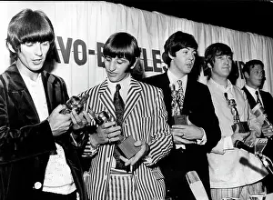 Bayerischer: The Beatles in press conference, Munich, Germany