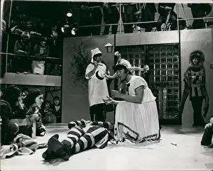 Pyramus: Beatles in Pyramus and Thisbe scene from Shakespeare
