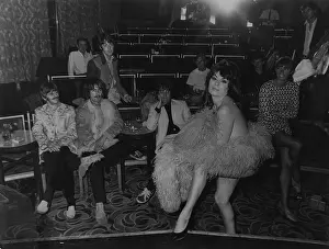 The Beatles and striptease artist Jan Carson, film scene