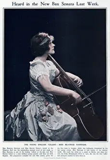 Wigmore: Beatrice Harrison playing the Cello 1924
