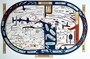 Beatus: Beatus Map of the World 776AD