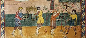 Spikes: Beatus of Valcavado. 970. The reaping and the