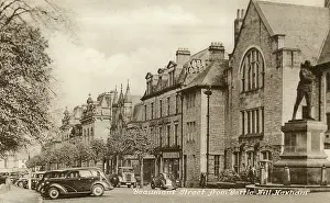 Northumberland: Beaumont Street from Battle Hill, Hexham, Northumberland