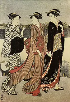 Eyebrows: Beauties Enjoying Cool Evening
