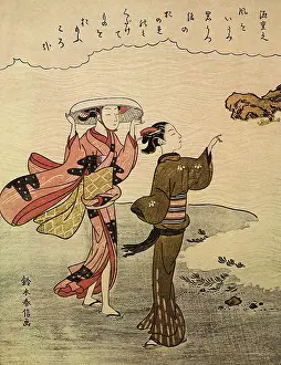 1768: Two Beauties on the Seashore