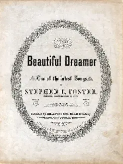 Dreamer: Beautiful Dreamer, by Stephen Foster, sheet ?