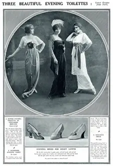 Hobble: Beautiful evening dresses 1913