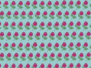 Tess Hines Designs: Beautiful rose repeating pattern
