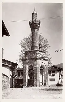 Desing: Beautiful small minaret from Eastern Turkey