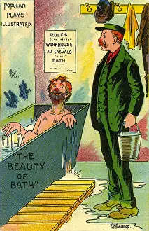 Cosmo: The Beauty of Bath comic postcard
