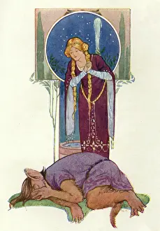 Jul16: Beauty and The Beast by Margaret Tarrant