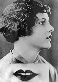 Lips: Beauty contest winner, 1925