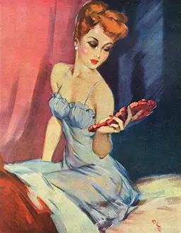Beauty on Parade, American Weekly pin up by David Wright