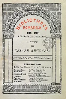 Punishments: Beccaria, Cesare