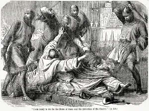 Becket: Becket murdered