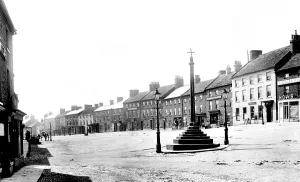 Bedale: Bedale, High Street and Cross 1908